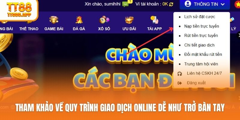 Tham khảo về quy trình giao dịch online dễ như trở bàn tay